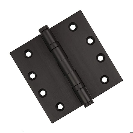 Embassy 4 x 4 Solid Brass Ball Bearing Hinge, Oil Rubbed Bronze Finish 4040BBUS10B-1